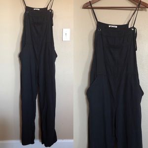 Billabong Black Bib Overalls